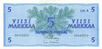 5 Markkaa 1963 Litt.A G0462852 kl.7